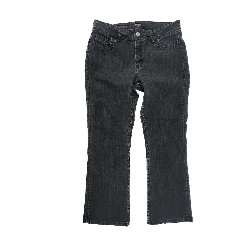 Riders by Lee Bootcut Women's‎ size 16P Black Denim Jeans